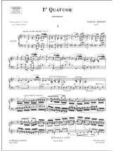 Quatuor N°1 Op. 10 - DEBUSSY - Partition - Piano